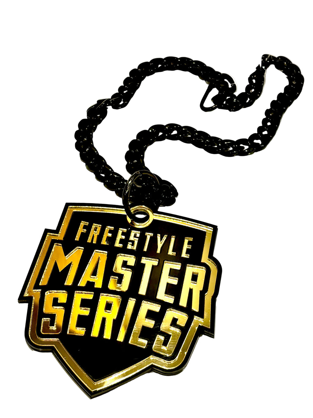 Collar Fms Internacional | Brillante Negro Oro | Producto Oficial